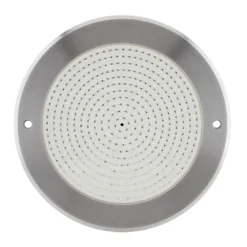 Lámpara LED SLIM 5mm Ø230mm para piscinas, 12V AC/DC, IP68, 35W, RGB, acero inox 316