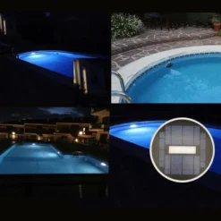 Lámpara LED SOLAR para piscinas Ø309mm, IP68, 36*02W