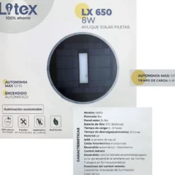 Lámpara LED SOLAR para piscinas Ø309mm, IP68, 36*02W, RGB
