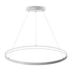 Luminaria colgante ELIX, 36W, blanco, Ø57cm