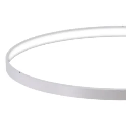 Luminaria colgante ELIX, 60W, blanco, Ø57+38cm