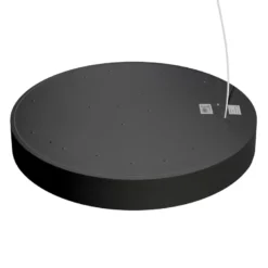 Luminaria colgante o superficie PUCK, Ø600mm, 50W, negro