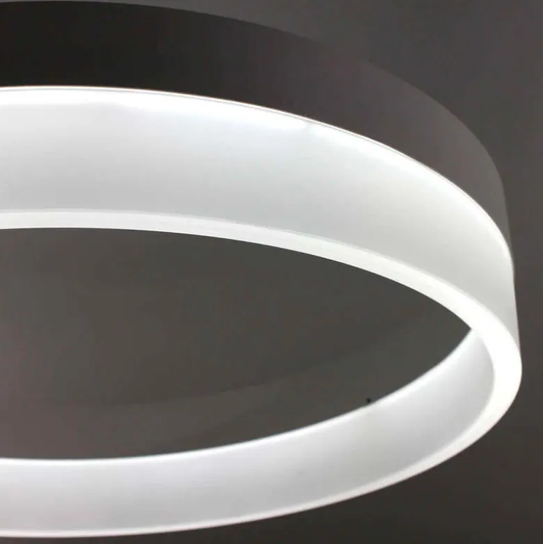 Luminaria colgante RING 43W, Ø60cm
