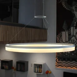 Luminaria colgante RING 50W, Ø80cm