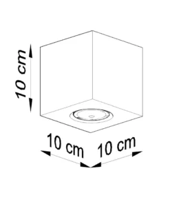 Luminaria de Madera QUAD, GU10