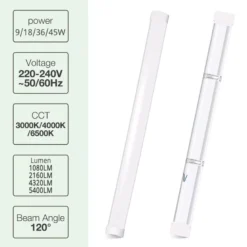 Luminaria Led de superficie SNOKE PRO, 36W, 120cm