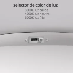 Luminaria superficie CYCLE, 60W, 610mm, CCT, blanco