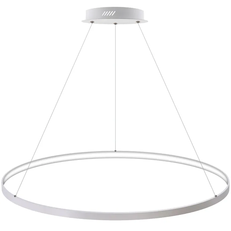 Luminaria superficie o suspendida CYCLE IN, 120W, blanco, Ø100cm