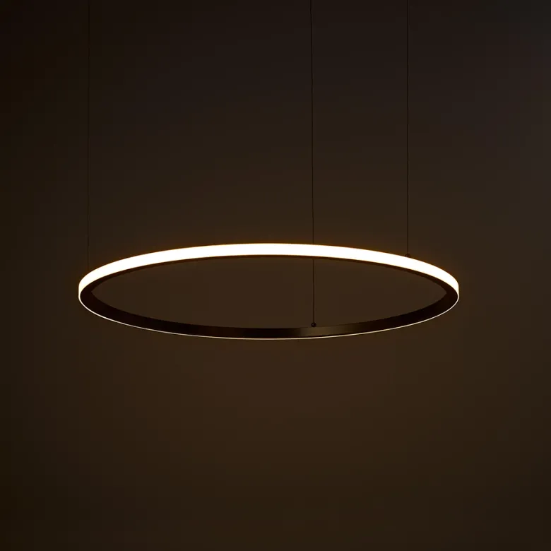 Luminaria superficie o suspendida CYCLE IN, 120W, blanco, Ø100cm