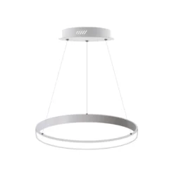 Luminaria superficie o suspendida CYCLE OUT, 38W, blanco, Ø40cm