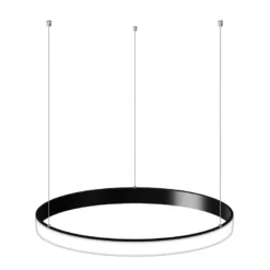 Luminaria superficie o suspendida CYCLE OUT, 38W, antracita, Ø40cm