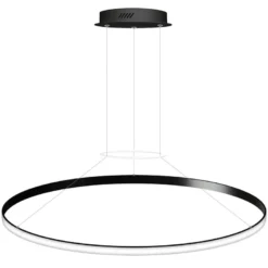 Luminaria superficie o suspendida CYCLE OUT, 95W, antracita, Ø100cm