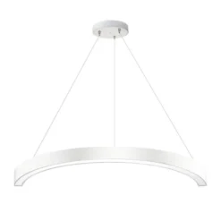Luminaria superficie o suspendida MOON, 60W, radio 500mm, blanco