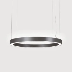 Luminaria superficie o suspendida MOON, 160W, Ø1400mm, blanco