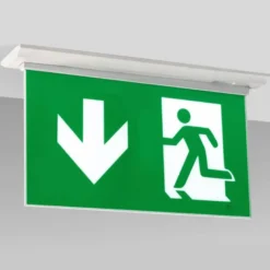 Luz de emergencia LED SIGN Empotrada SL2