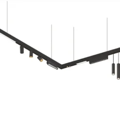 MAGNETIC TRACK empotrado Carril negro 1m