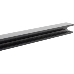 MAGNETIC TRACK 16mm Ultra Thin superficie Carril negro 1m
