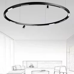 MAGNETIC TRACK ROUND Carril negro 1500mm