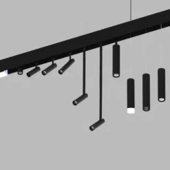 MAGNETIC TRACK superficie Carril negro 1m