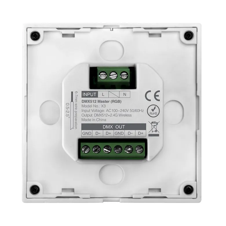 Master Control RGB, DMX512, 2.4Ghz RF