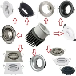 Módulo Led BRIDGELUX 15W, CRI>92, UGR13, GU10