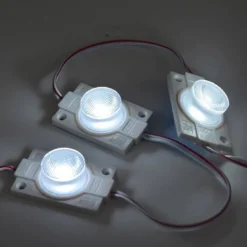 Módulo Led 1xSMD3535, lente 10*30°, DC12V, 2.4W, IP65