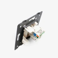 Mecanismo de empotrar Red RJ45, negro LIVOLO