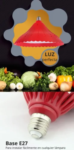 Pack 2 Bombillas E27 Led Profresh para Carnes y Frutas, 25W
