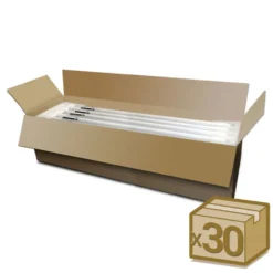 Pack 30 Tubos LED T8 SMD2835 Cristal - 20W - 120cm, Conexión un Lateral