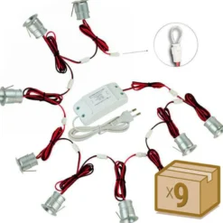 PACK 9 x Foco Led VOLTA MINI, 9x1W