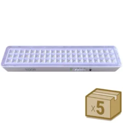 Pack 5 x Luz de emergencia Led EMERLUX F415B, No permanente