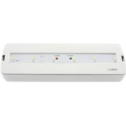 Pack 5 x Luz de emergencia LED NICELUX, Permanente / No permanente