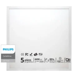 Pack 10 x Paneles LED 44W, 60X60cm, UGR<19, Driver Certadrive