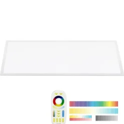 Panel LED Backlit 40W, FUT045A, RGB + CCT, RF, 30x120cm