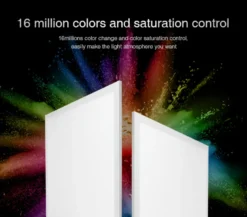 Panel LED Backlit 65W, FUT045A, RGB + CCT, RF, 60x120cm