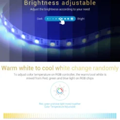 Panel LED Backlit 65W, RGB + CCT, 60x120cm