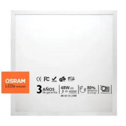 Panel LED 48W-40W-36W-24W, 60x60cm, chip led Osram