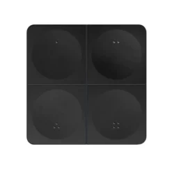 Panel RF mono K4, 4 zonas, negro
