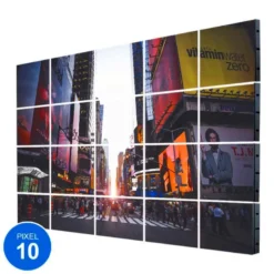 Pantalla LED Exterior, Pixel 10, RGB, 18.43m2, 20 Módulos