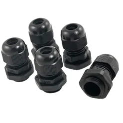 Pasador de cable PG 9, negro