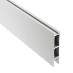 Perfil aluminio PHANTER S1 para tiras LED, 1 metro, blanco