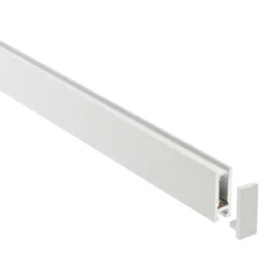 Perfil aluminio PHANTER S2 para tiras LED, 2 metros, blanco