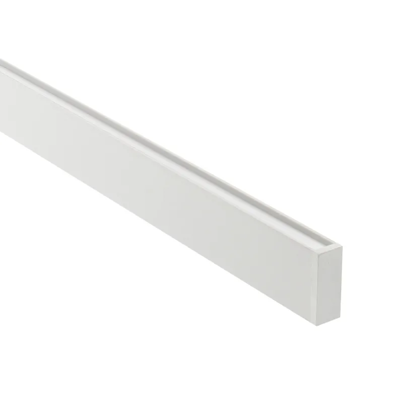Perfil aluminio PHANTER S2 para tiras LED, 2 metros, blanco