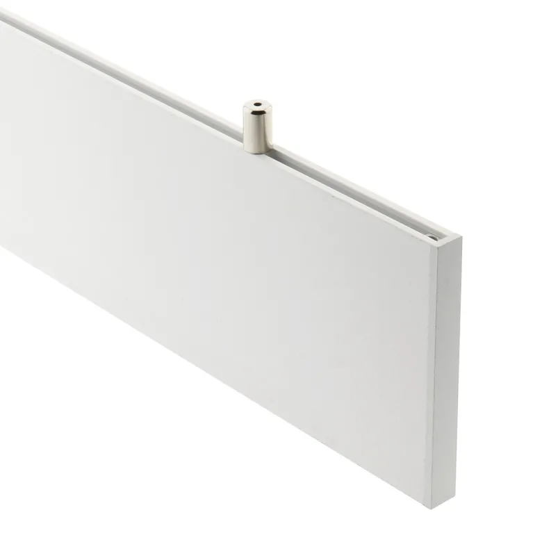 Perfil aluminio PHANTER S3 para tiras LED, 1 metro, blanco