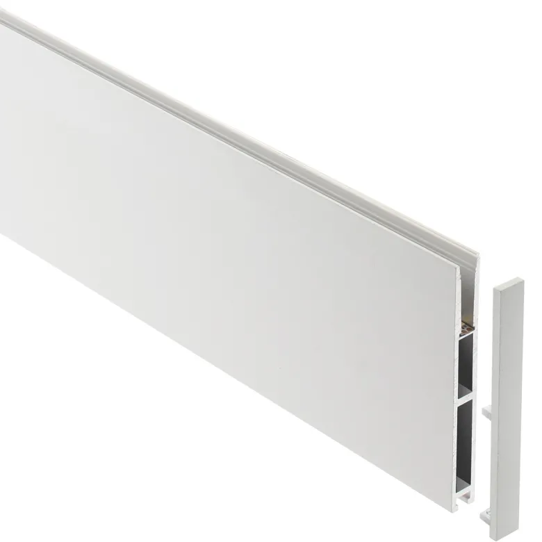 Perfil aluminio PHANTER S3 para tiras LED, 2 metros, blanco