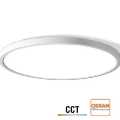 Plafón / Downlight Led MOON KRAMFOR 40-44-48W chip OSRAM, Ø583mm, CCT + Night Light, blanco
