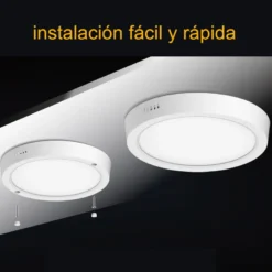 Plafón KRAMFOR 18W CCT y potencia ajustable para techo