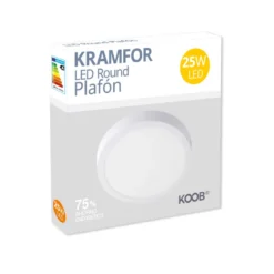 Plafón Led KRAMFOR 25W, superficie, Ø265mm