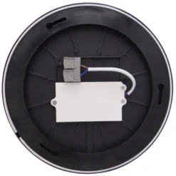 Plafón led, Ø 230mm, 24W, regulable, negro