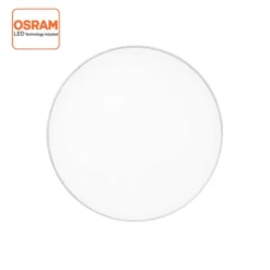 Plafón led, Ø 230mm, 24W, regulable, silver